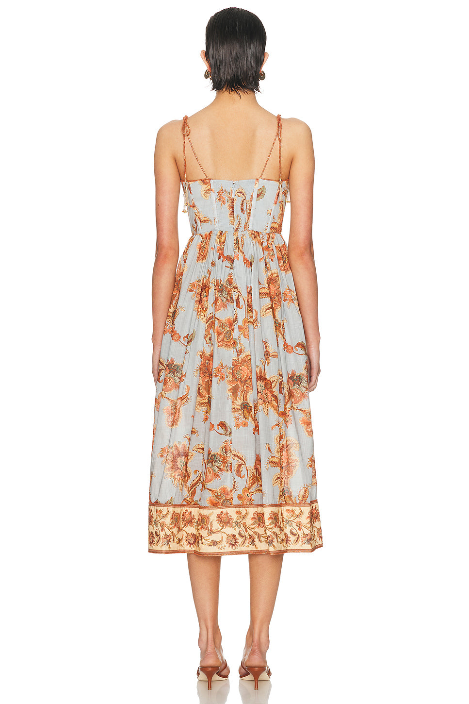 Aster Corset Midi Dress