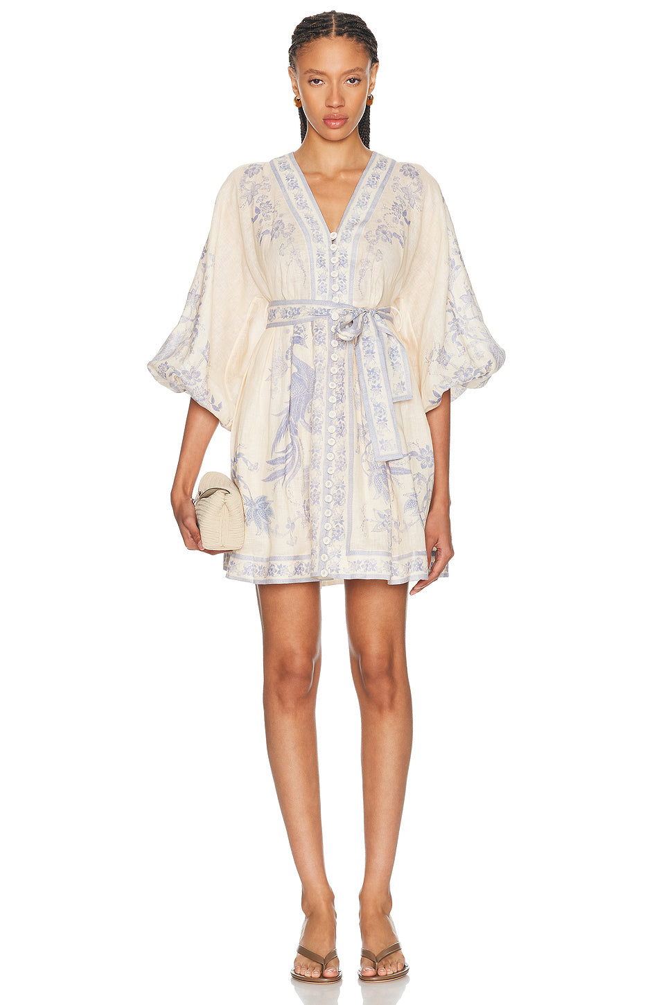 Indra Plunge Mini Dress