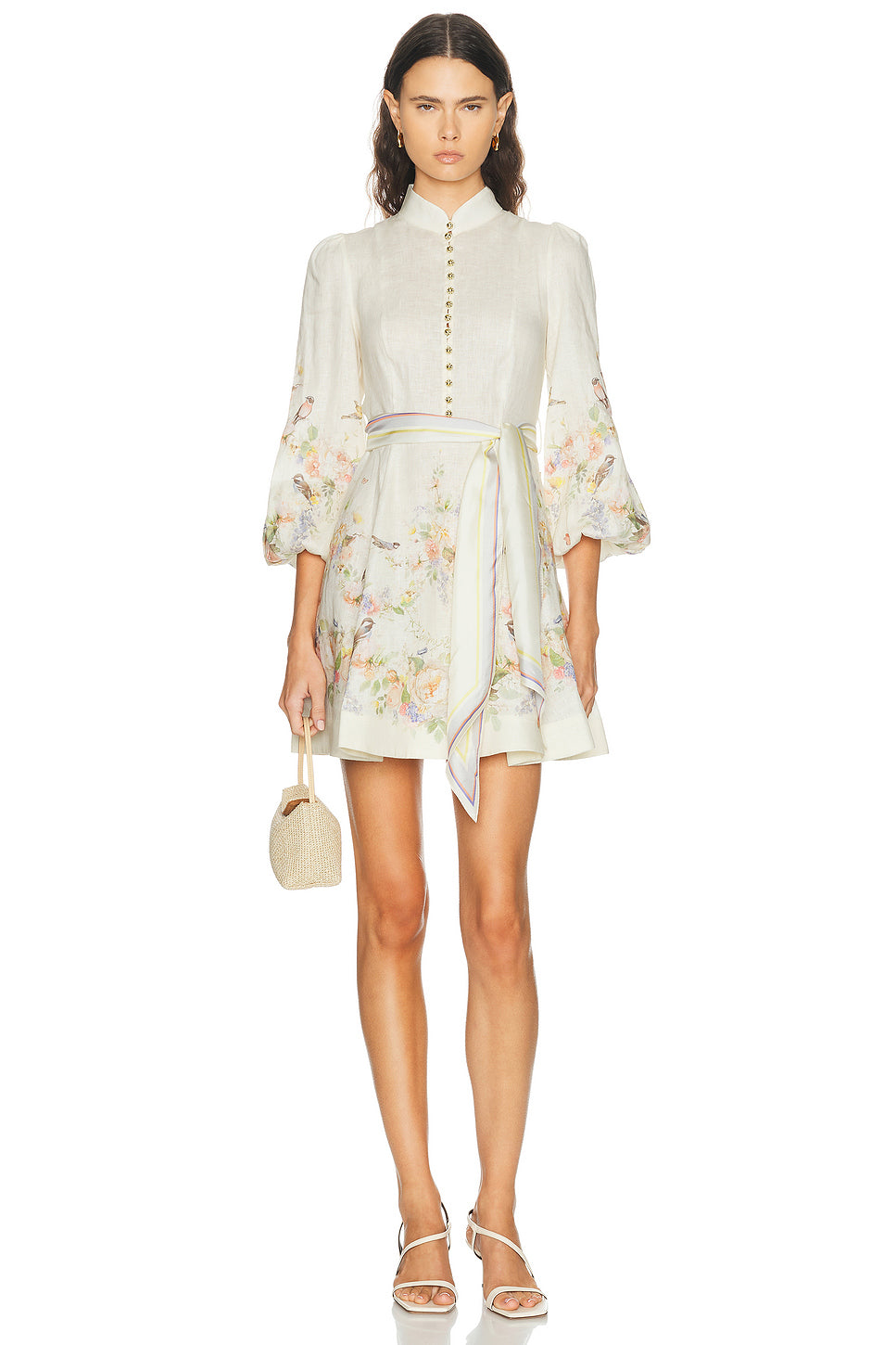 Valiant Button Mini Dress