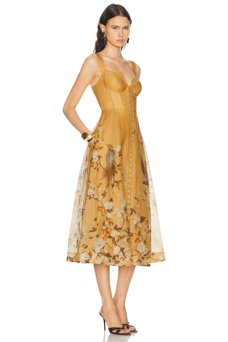 Momentum Corded Midi Dress