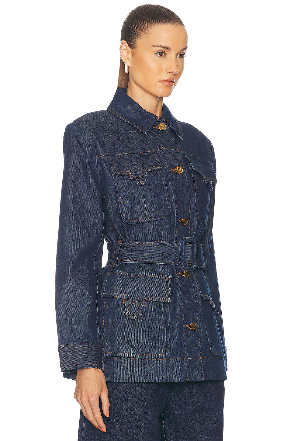 Illuminate Denim Safari Jacket