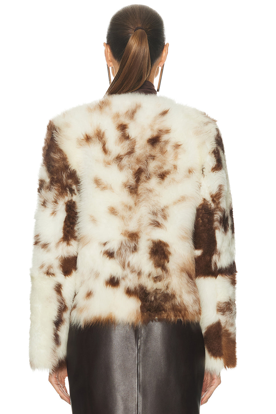 Hypnotic Spot Shearling Jacket
