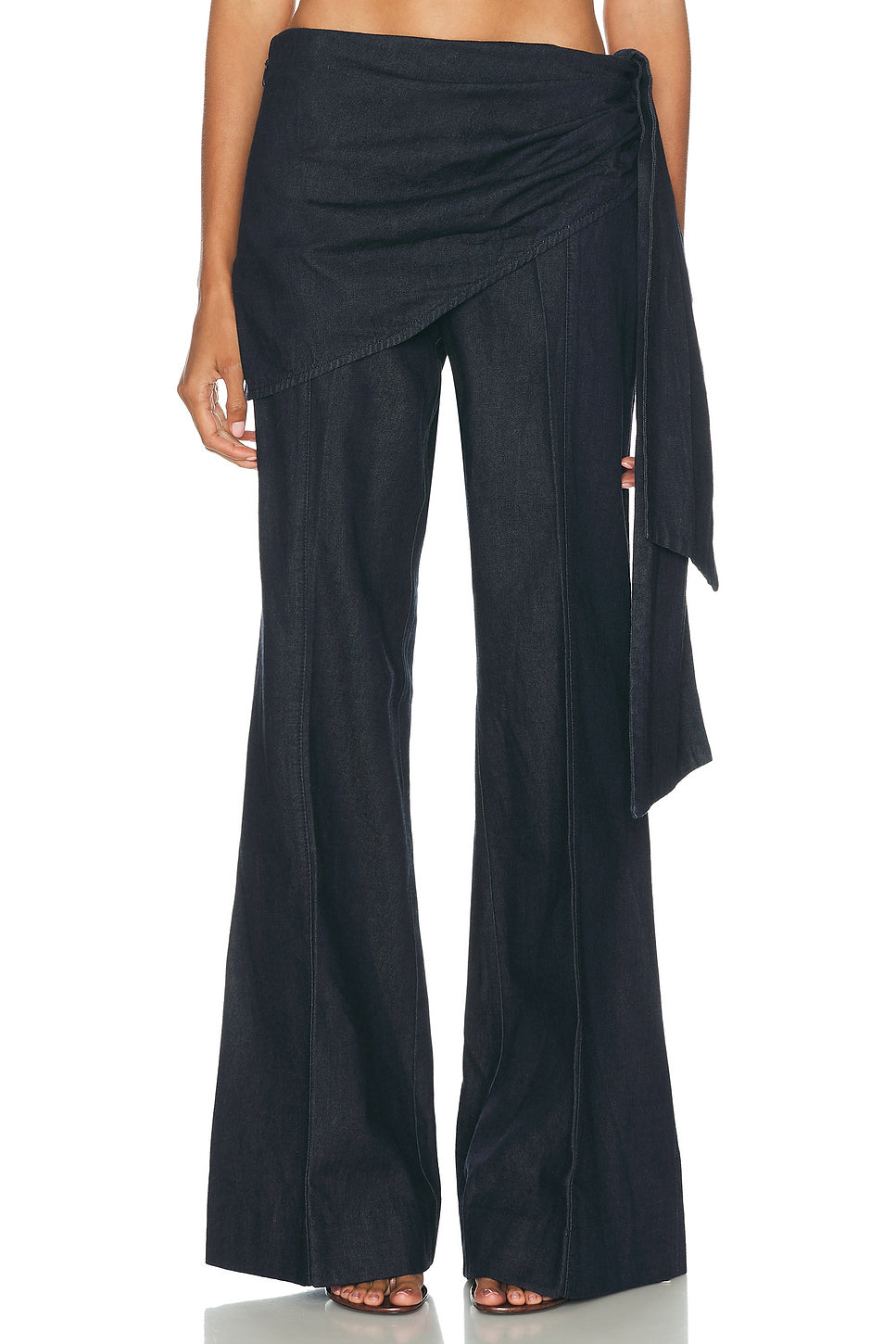 Valiant Draped Flare Leg