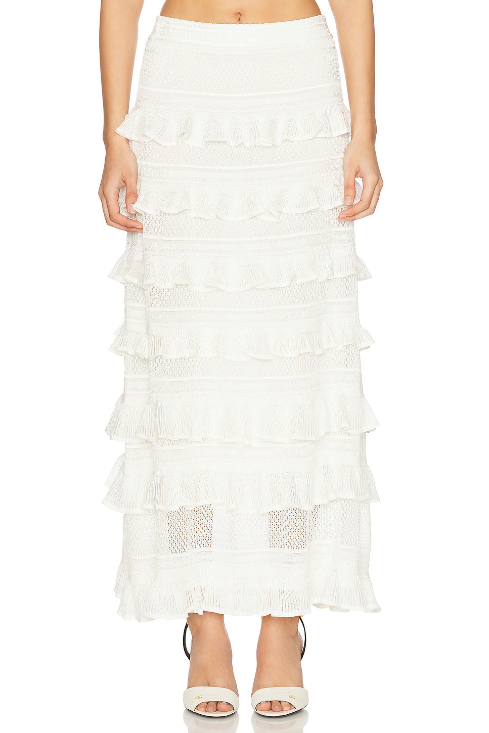 Illuminate Lace Frill Skirt
