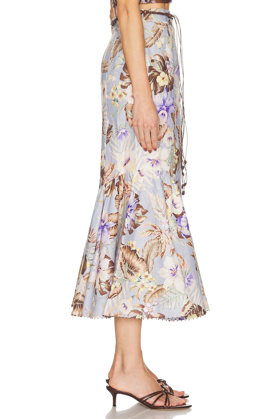 Coco Fit And Flare Midi Skirt