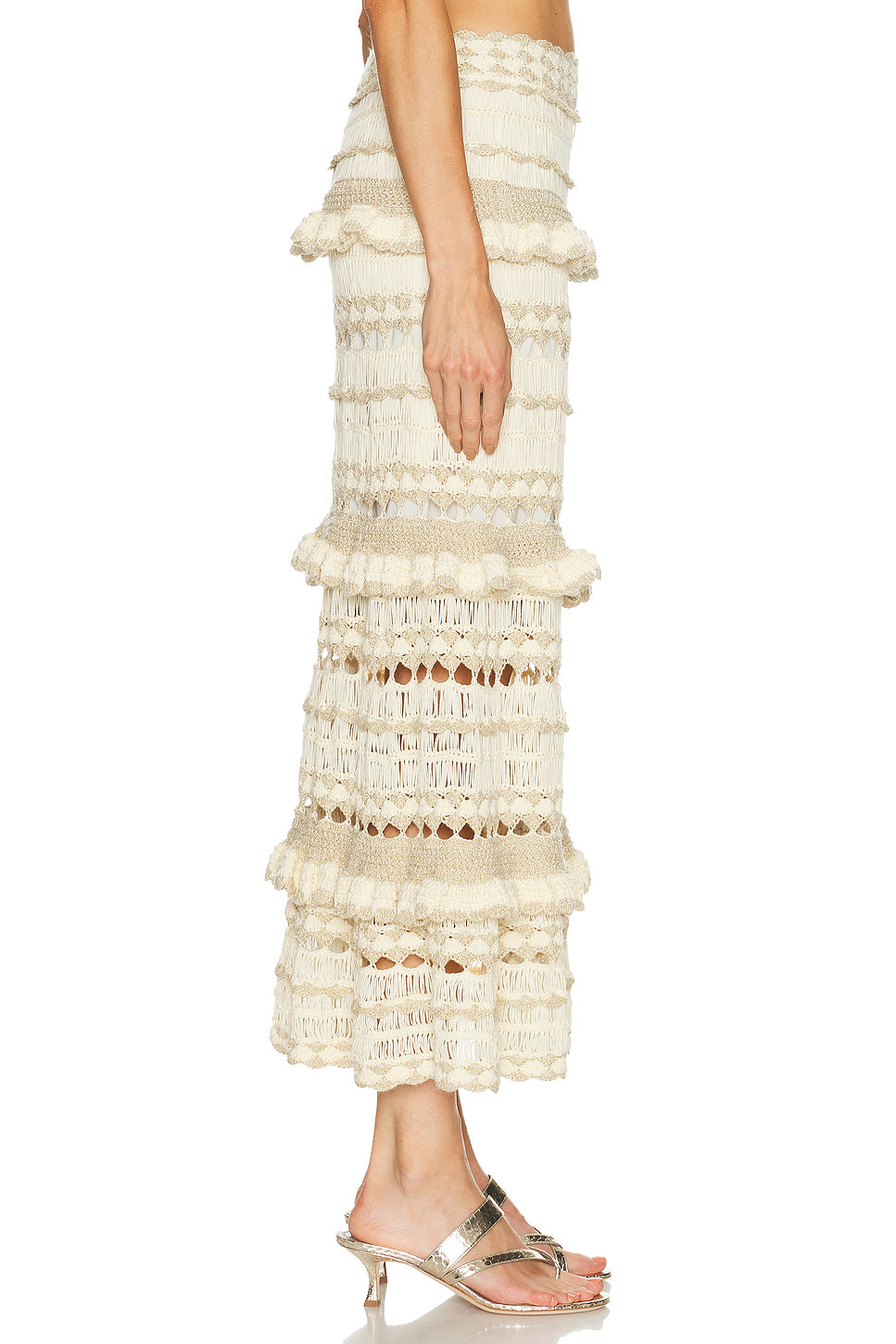 Wanderlust Crochet Midi Skirt