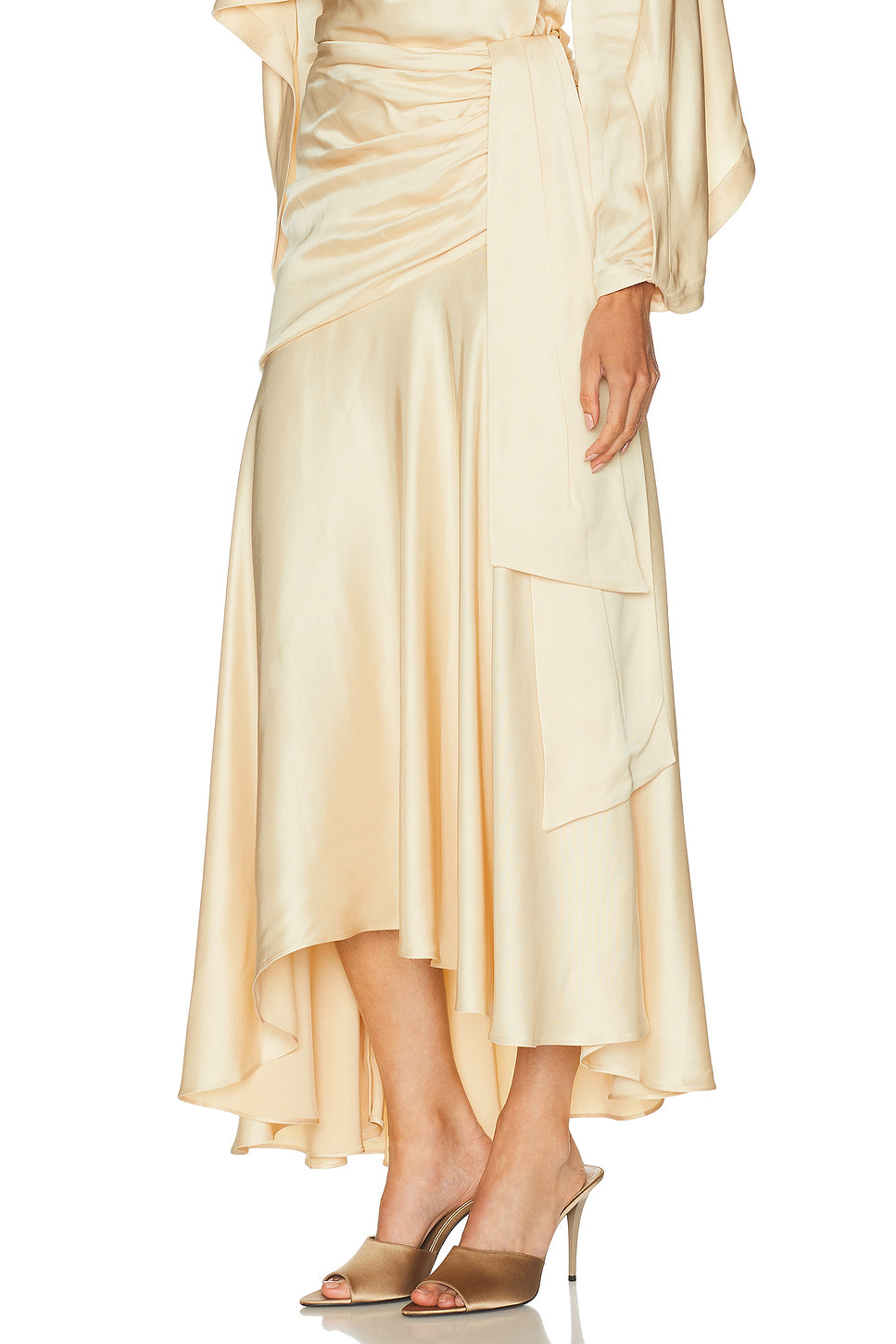 Ascent Draped Maxi Skirt