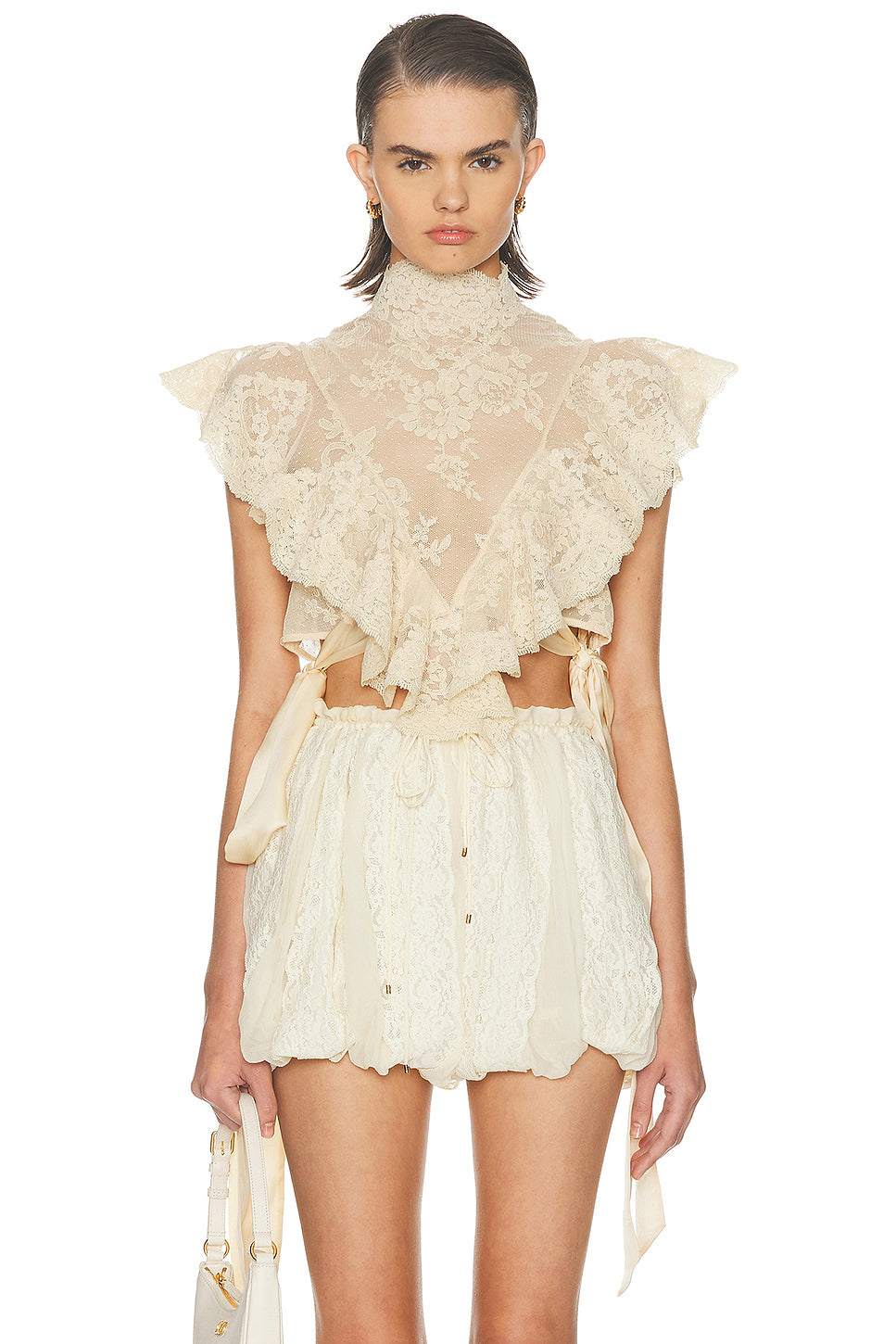 Hypnotic Lace Bodice Top