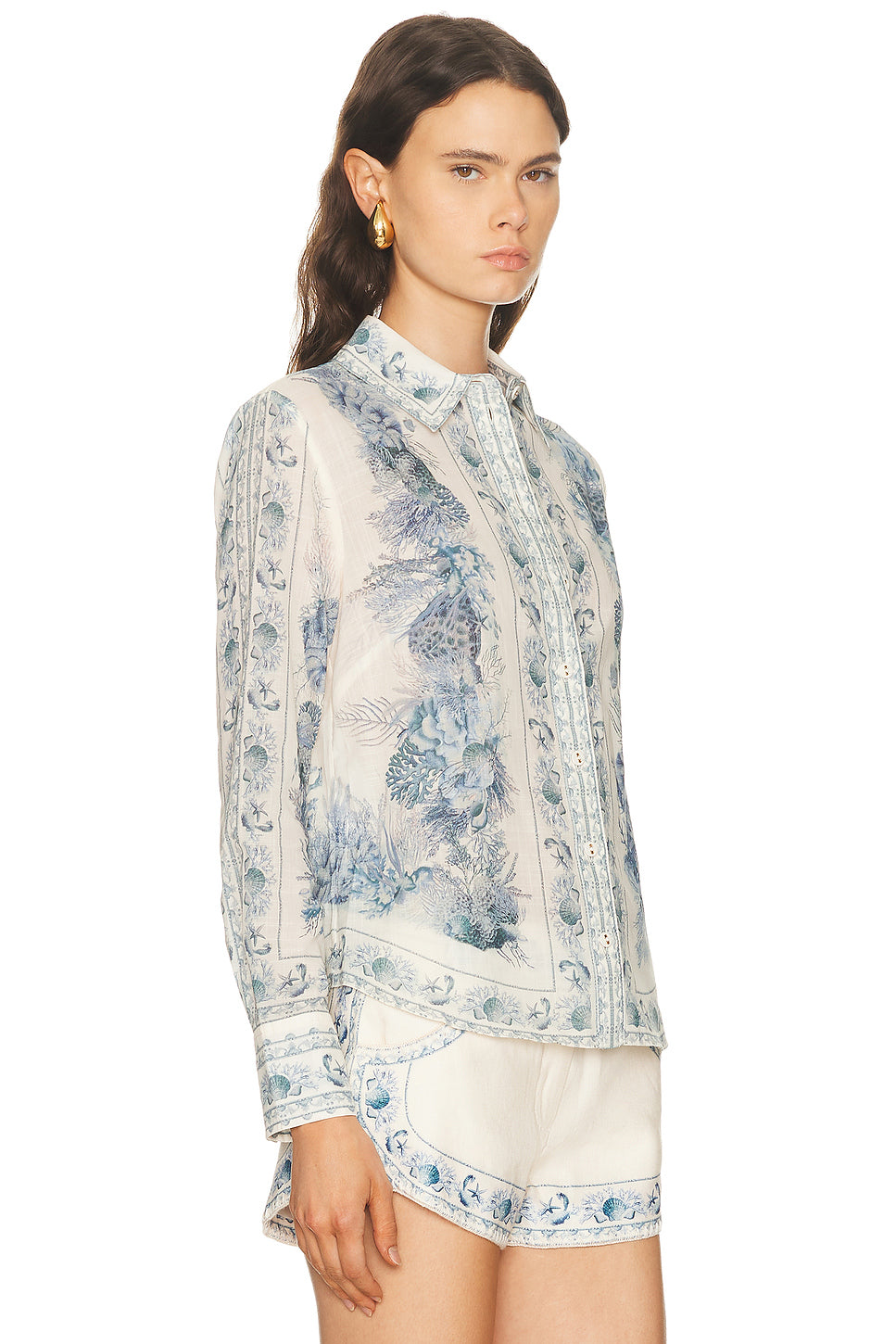 Wanderlust Body Button Down Top