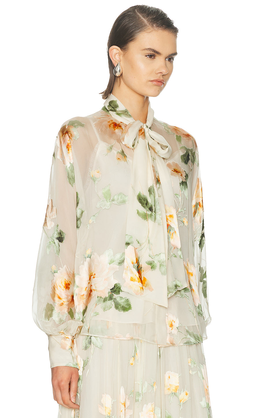 Carousel Burnout Blouse