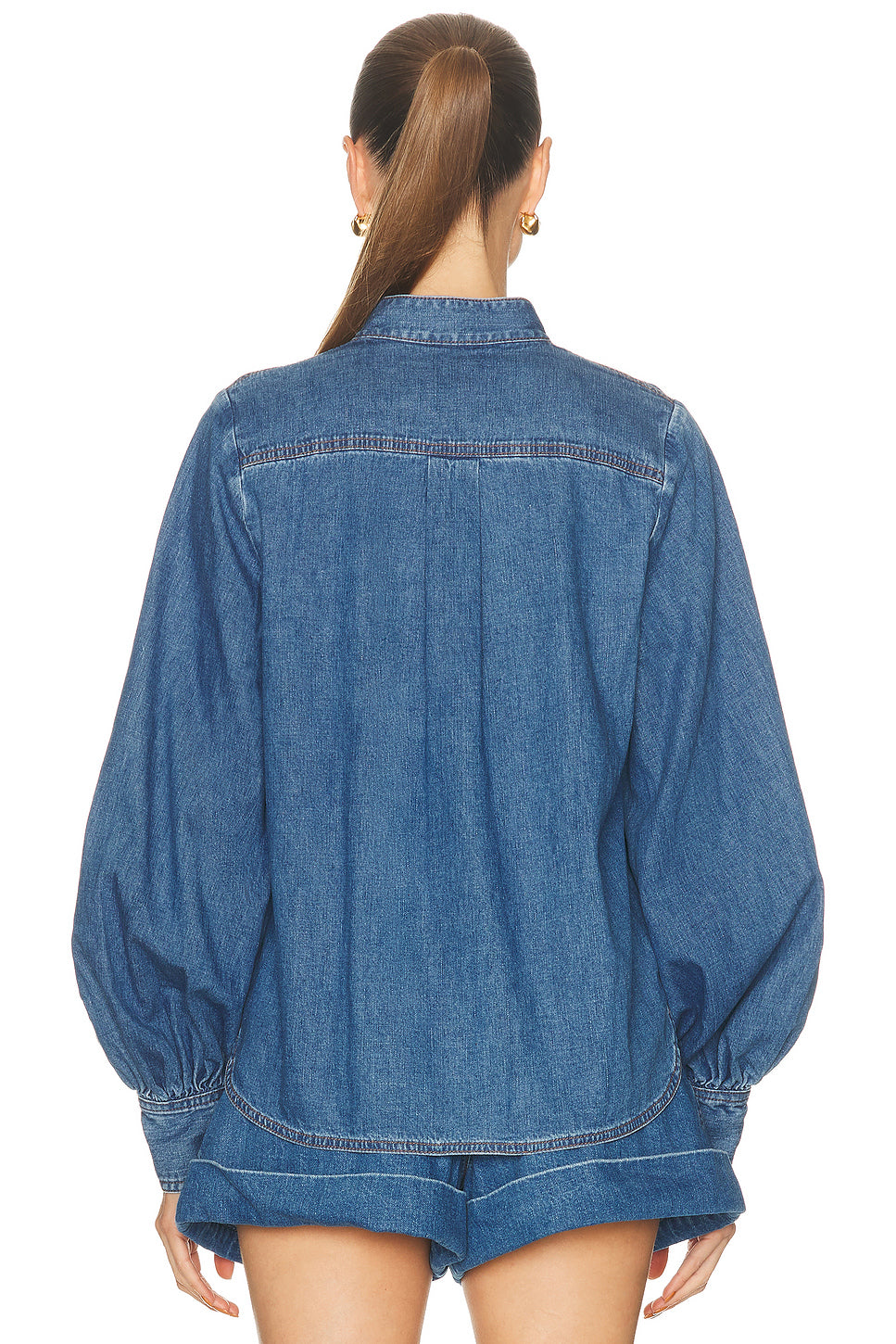 Denim Applique Shirt