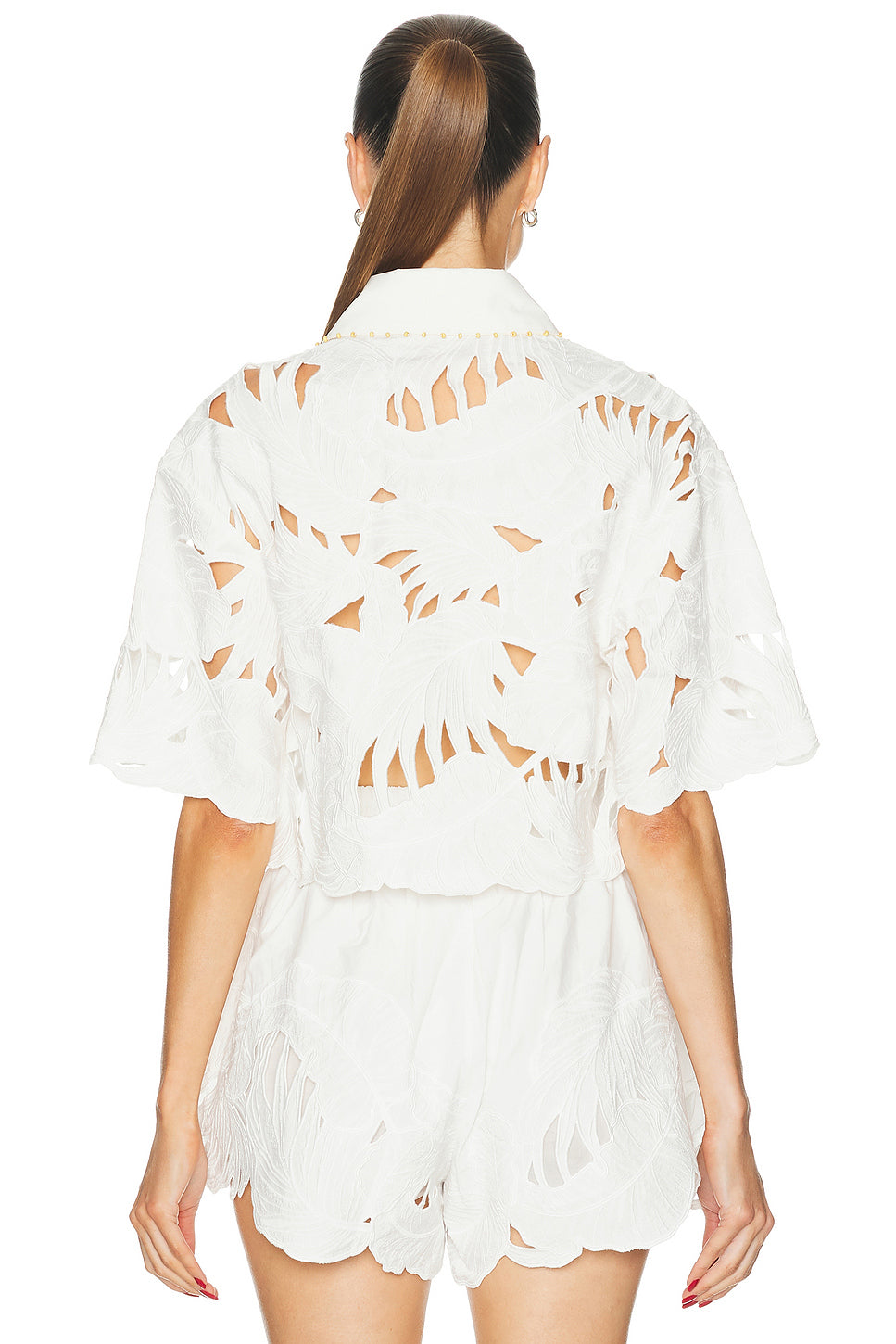 Mahon Embroidered Crop Top