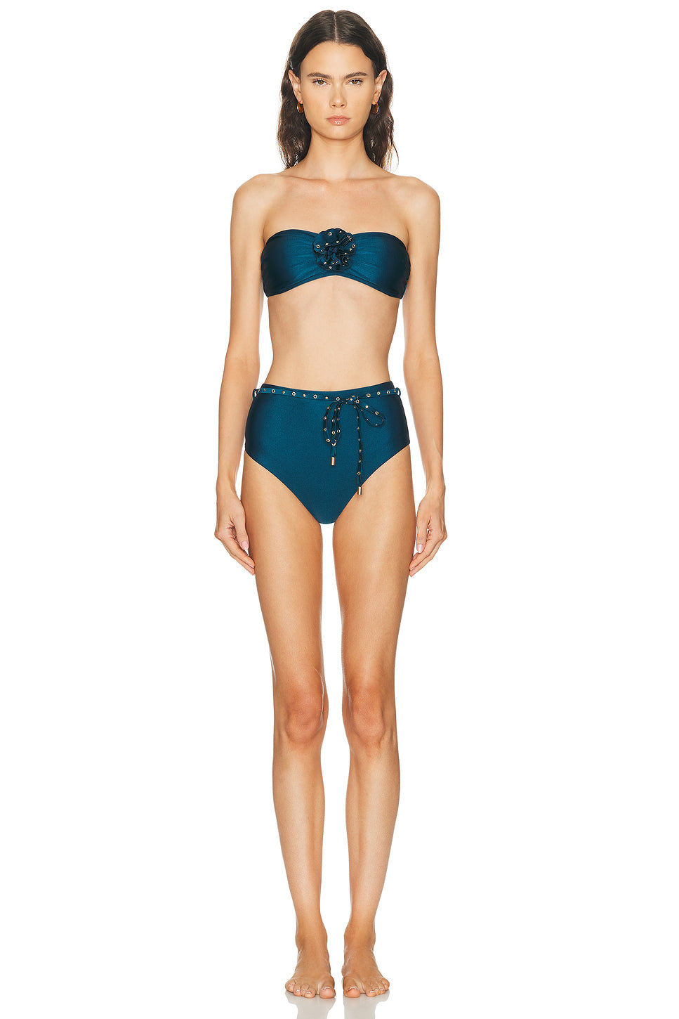 Indra Studded Flower Bikini Set