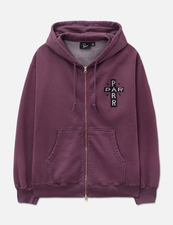 A Cross To Bear Zip Hooded Sweatshirt