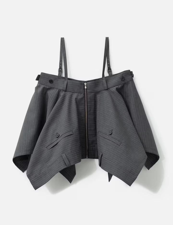 Pants Detail Flare Top