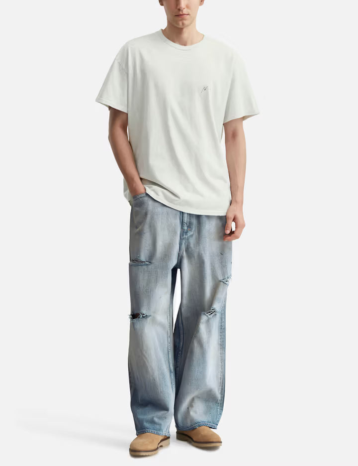 Embroidery Dyed T-Shirt