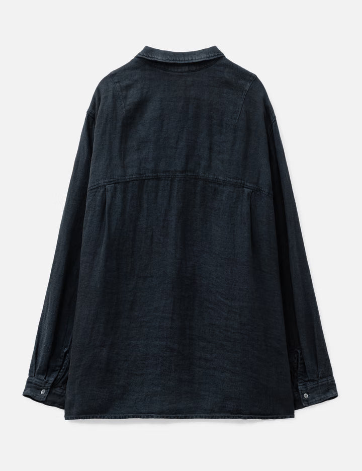 Aging Linen Cross-Line Shirt