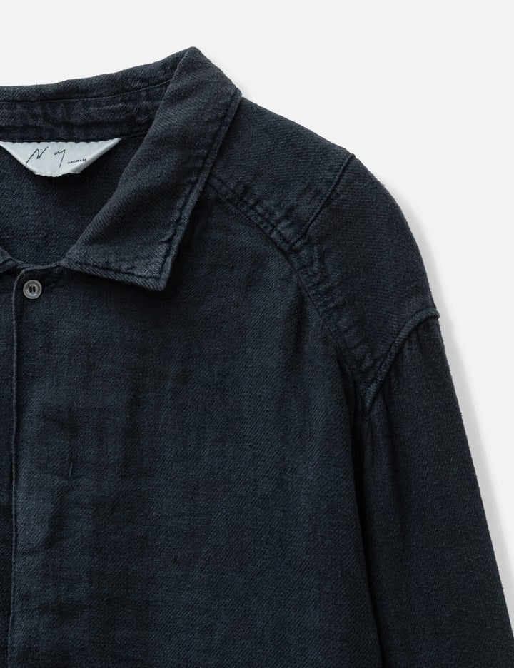 Aging Linen Cross-Line Shirt