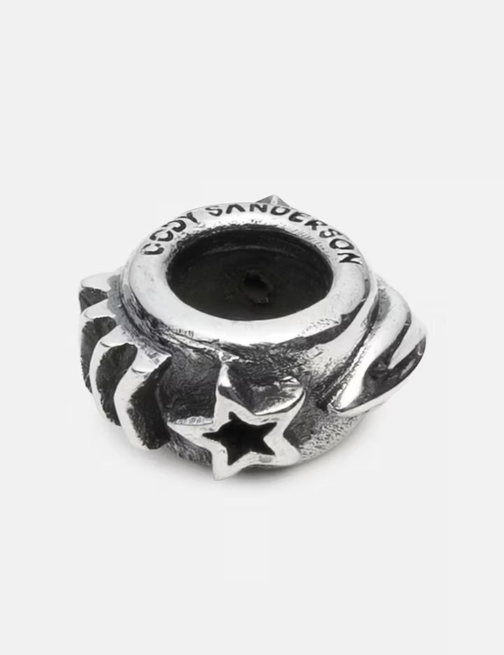 Arrow Star Hollow Rondelle Bead