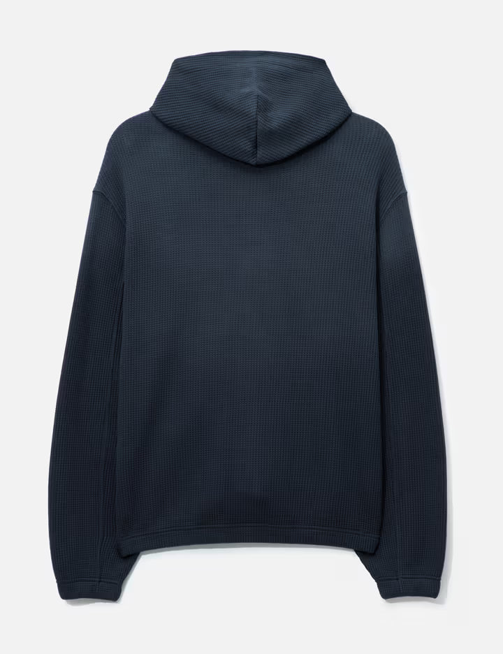 Bee Sun Faded Organic Waffle Zip Up Hoodie