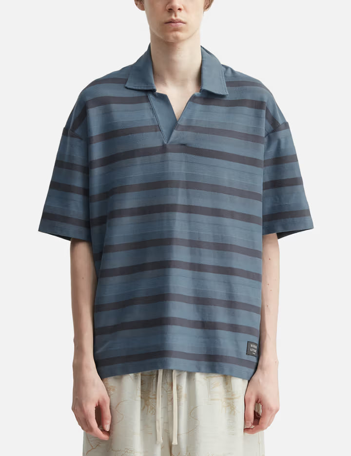 Oversize Striped Polo