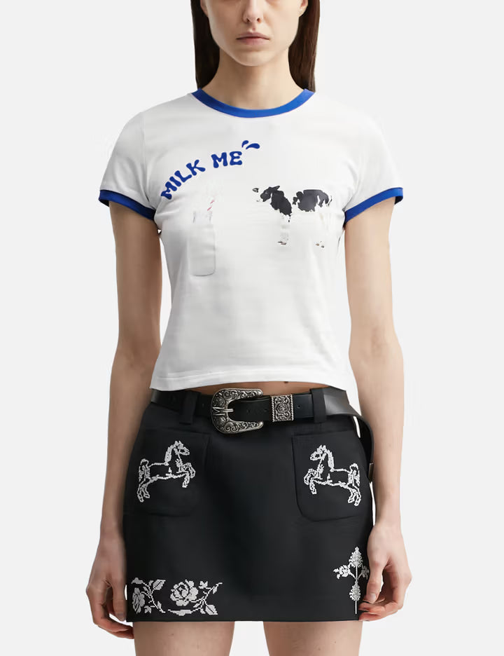 Milk Me Printed T-Shirt
