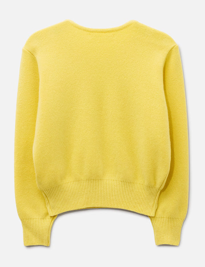Basic Round Knit In Lemon