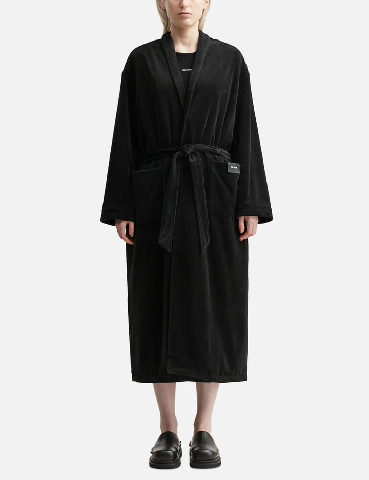 THE ORIGINAL 1 Logo-debossed Bathrobe