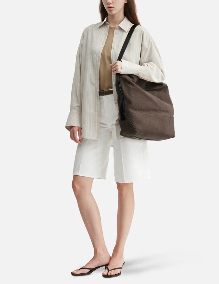 Small Belted Tote Bag