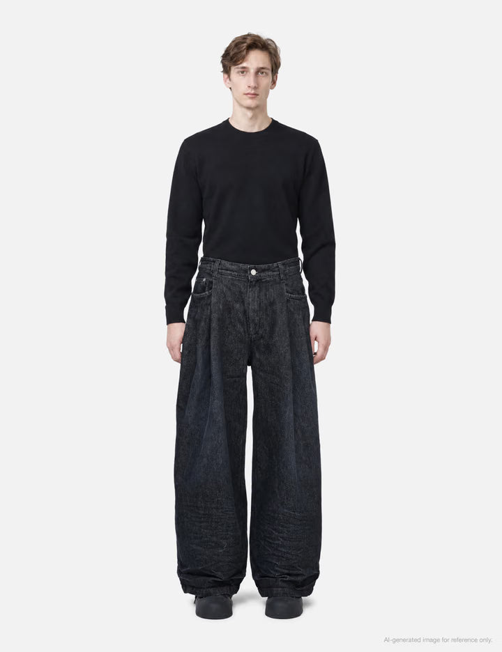 Bias Drape Denim