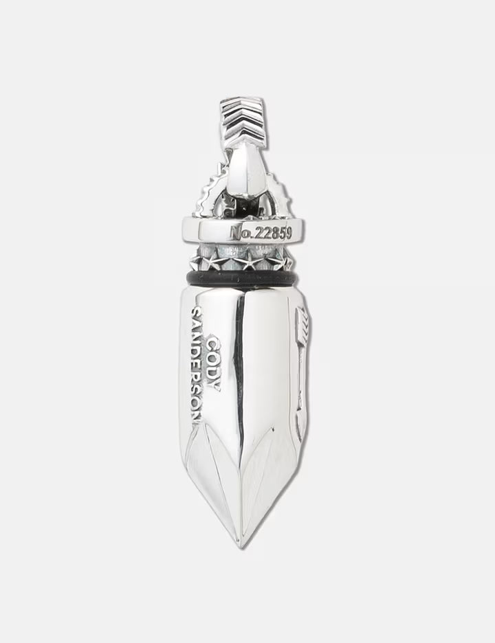 Big Aromatic Bullet Arrow Tail Bail Pendant