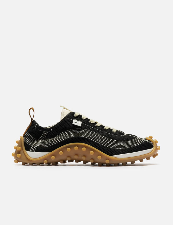 Black Mesh Mirage Sneakers