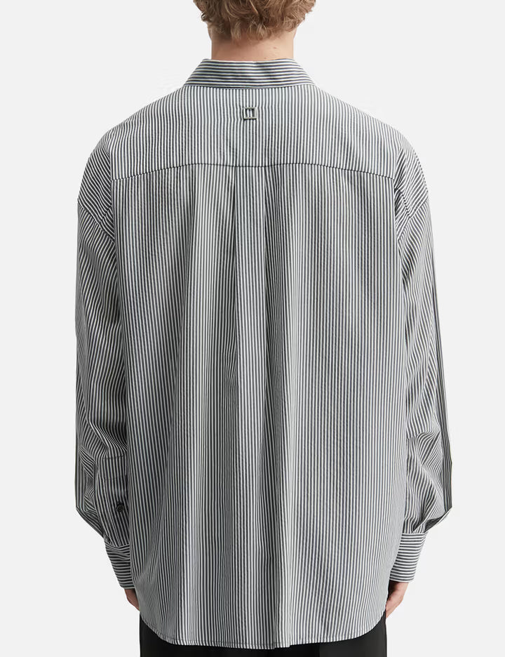 Black Stripe Over Size Shirt