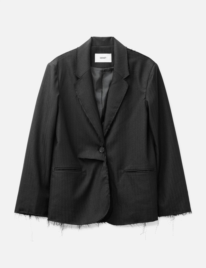 DEINET Rough Cut Detail Blazer
