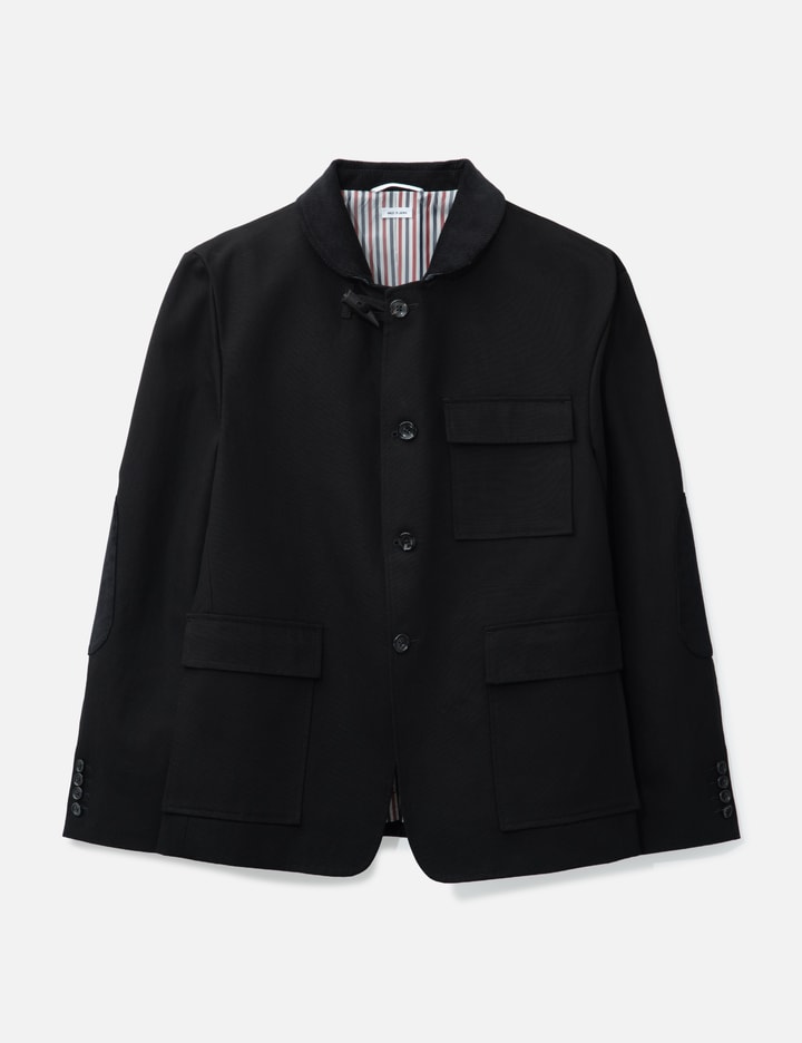 Cotton Canvas Fisherman Shawl Sportcoat