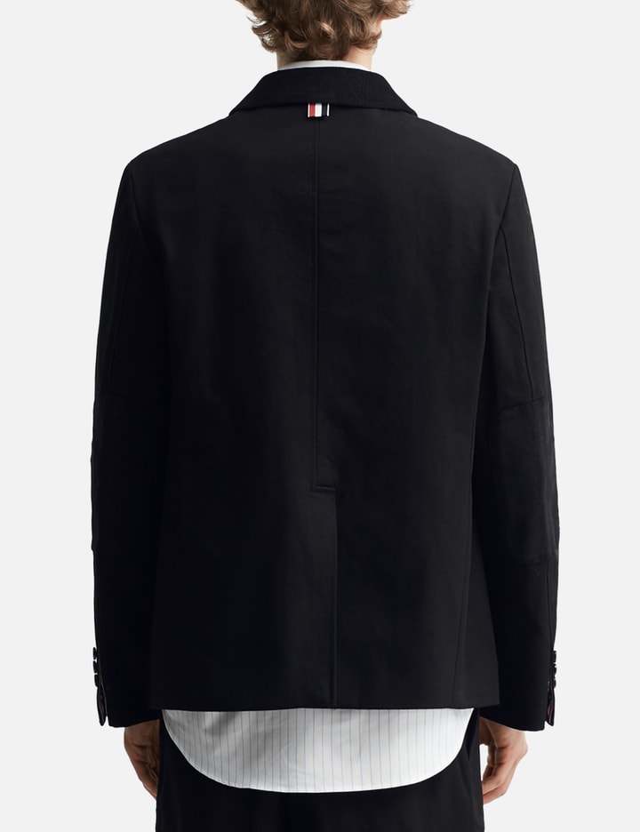 Cotton Canvas Fisherman Shawl Sportcoat