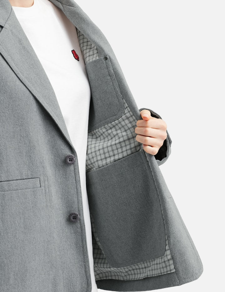 'Kenzo Paris Chainstitch' Embroidered Workwear Jacket