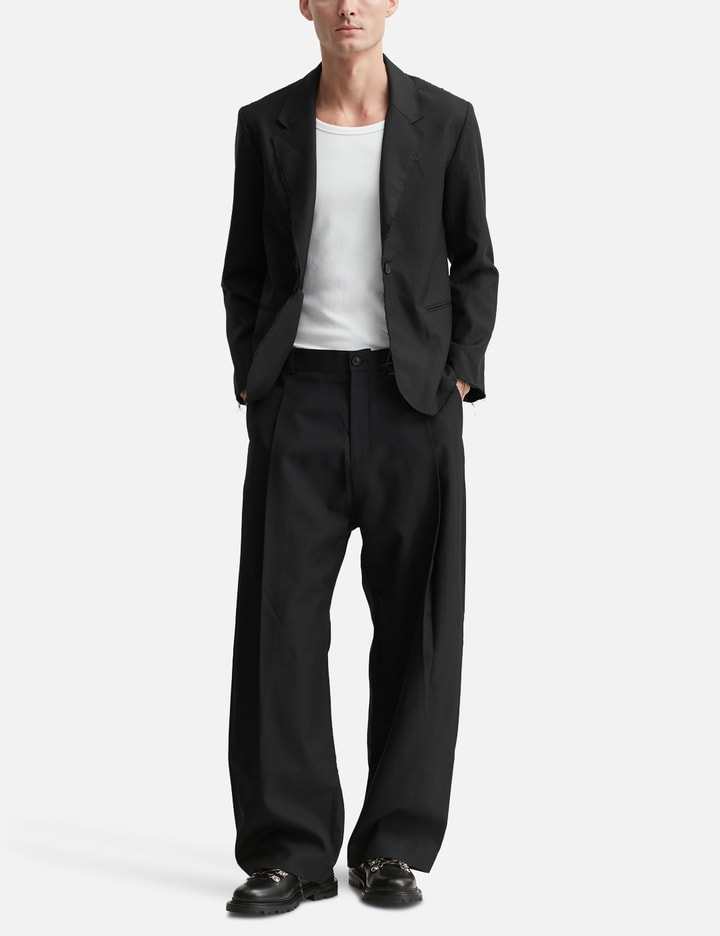 DEINET Rough Cut Detail Blazer