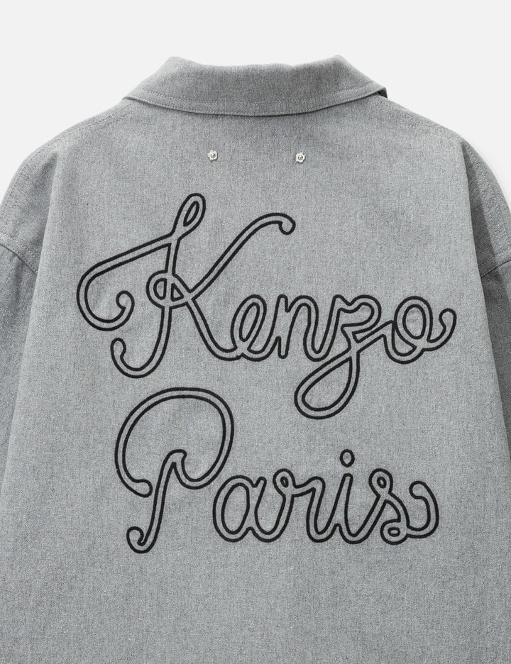 'Kenzo Paris Chainstitch' Embroidered Workwear Jacket