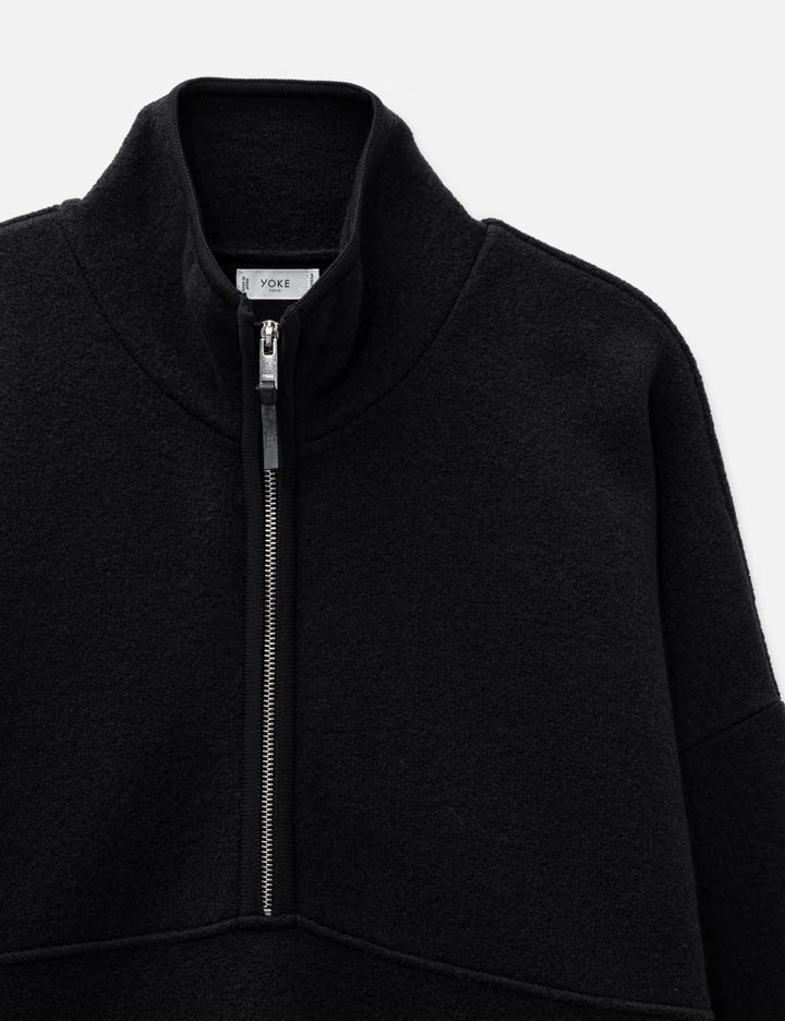 Boiled Wool Knit Pullover