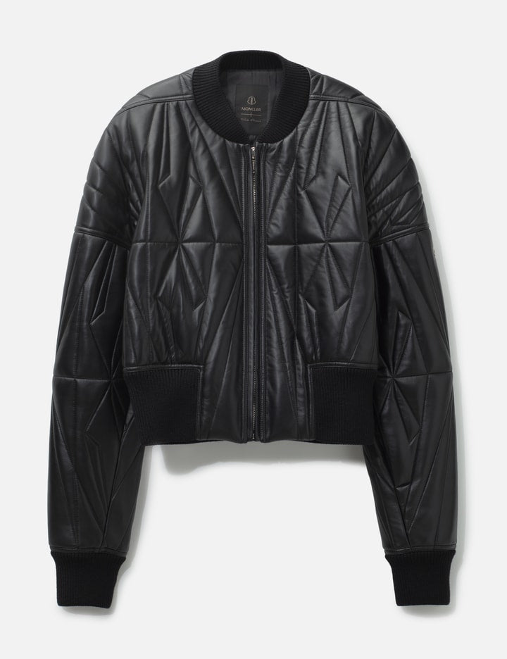 Moncler + Rick Owens Geocamo Nappa Leather Bomber Jacket