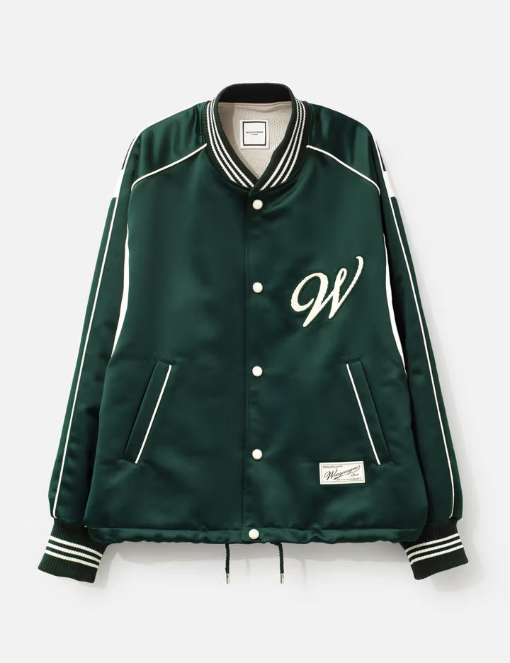 Script Logo Baseball Jacket