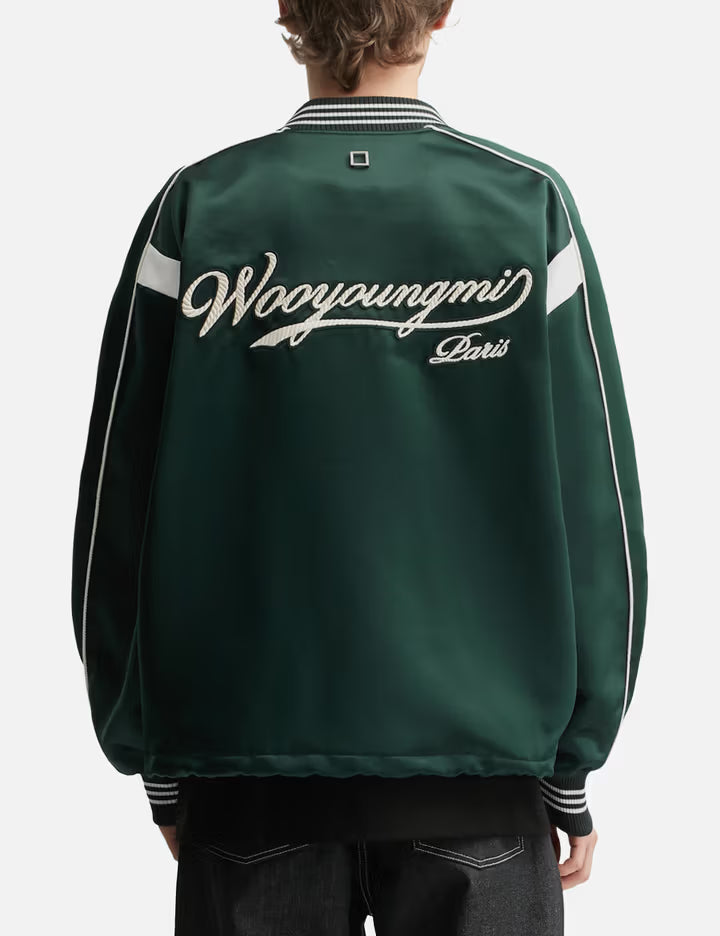 Script Logo Baseball Jacket
