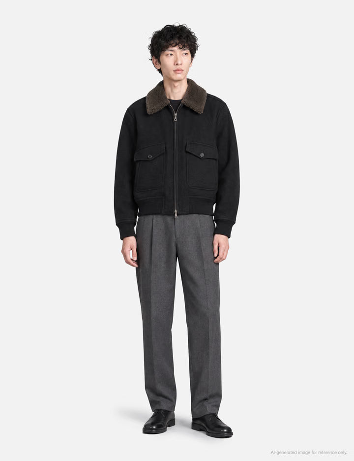Broken Wool G-1 Bomber Jacket