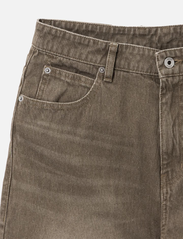 Brushed Rib Texture Jeans
