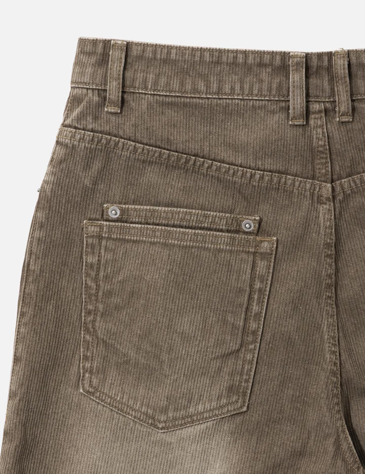Brushed Rib Texture Jeans