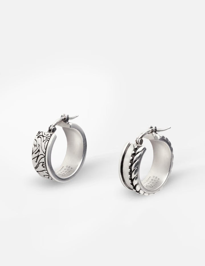 Burnished Palladium Earrings