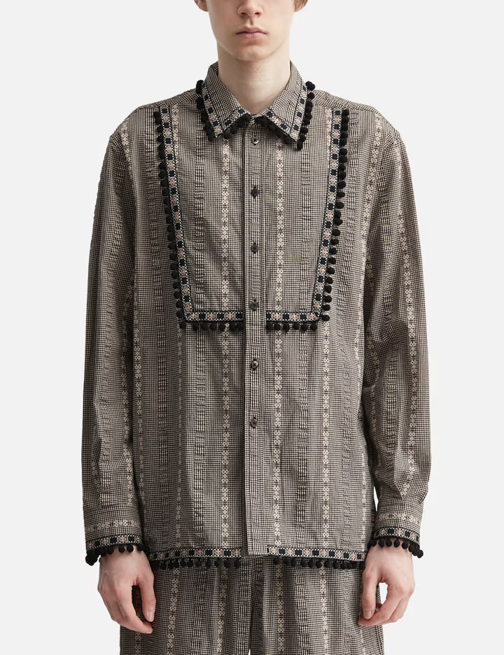 Dobby Ponpon Shirt