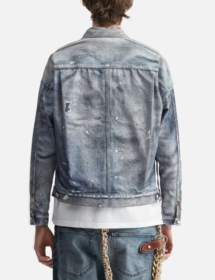 Junya Watanabe MAN X Levi's Layered Jeans With Chains