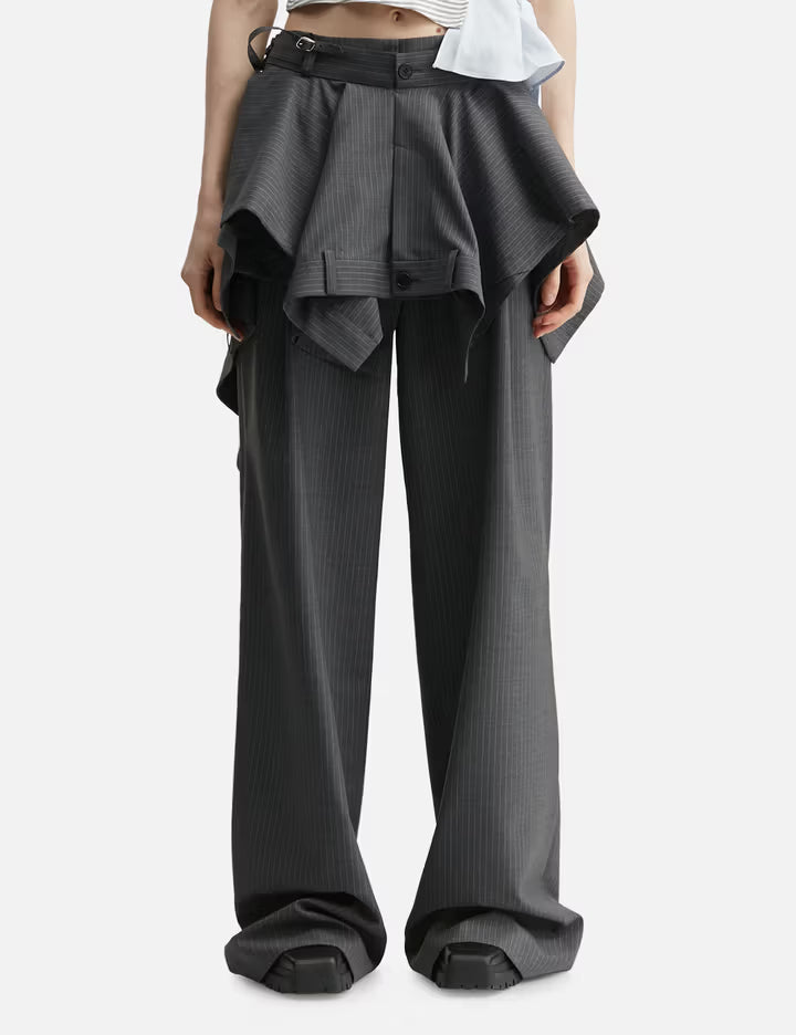Pants Detail Flare Top